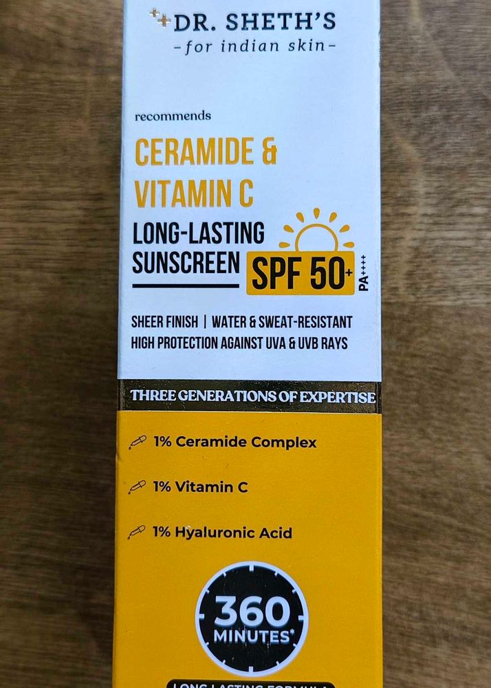 Dr Seth&#39;s Ceramide Vitamin C Sunscreen