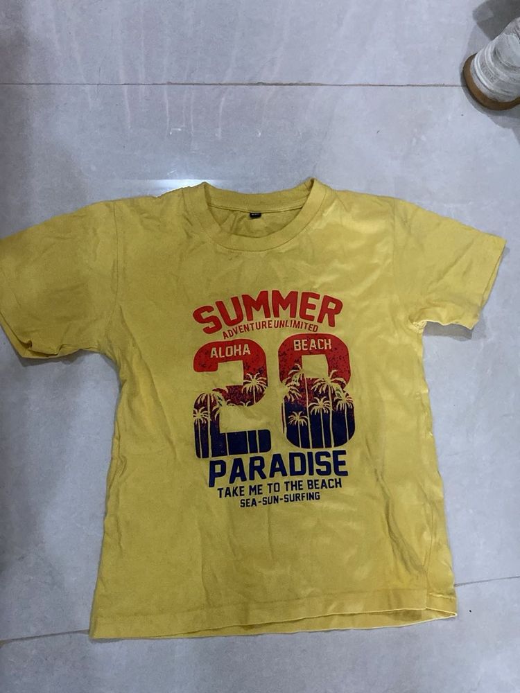 Lemon Yellow T Shirt