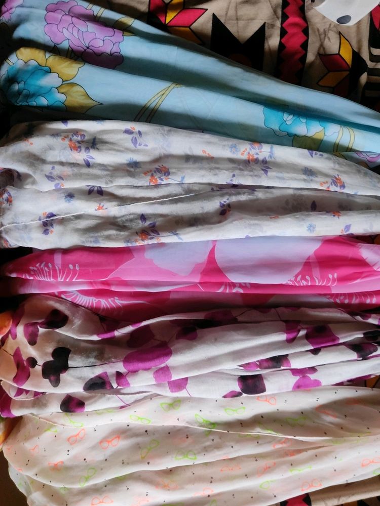 Combo Of Five Scarfs