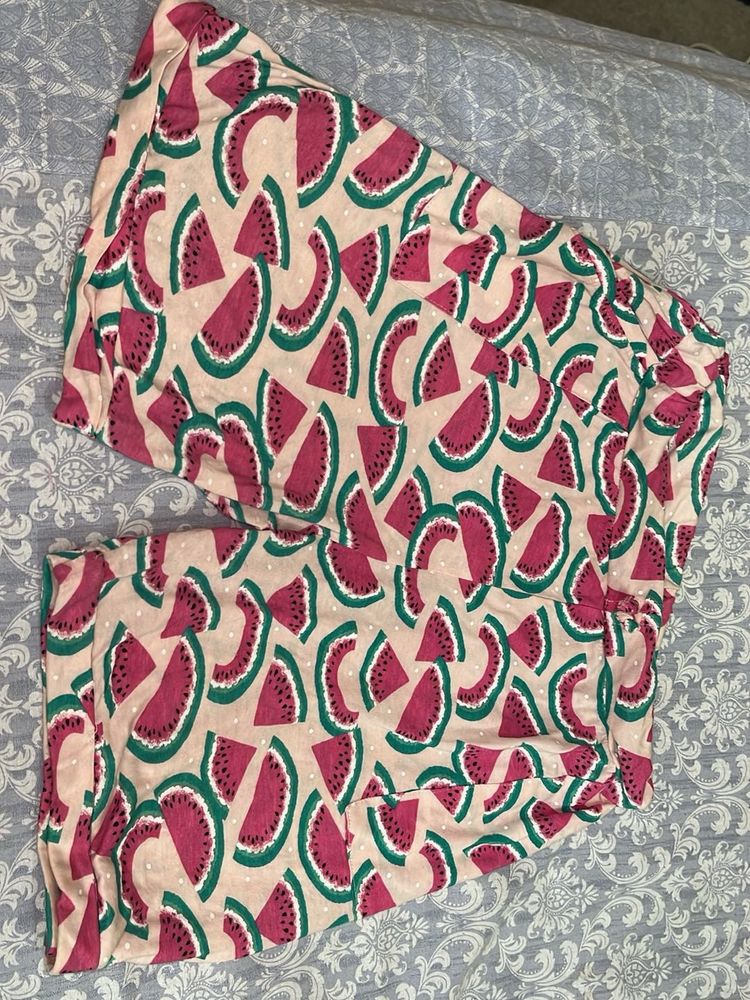 Watermelon Print Shorts