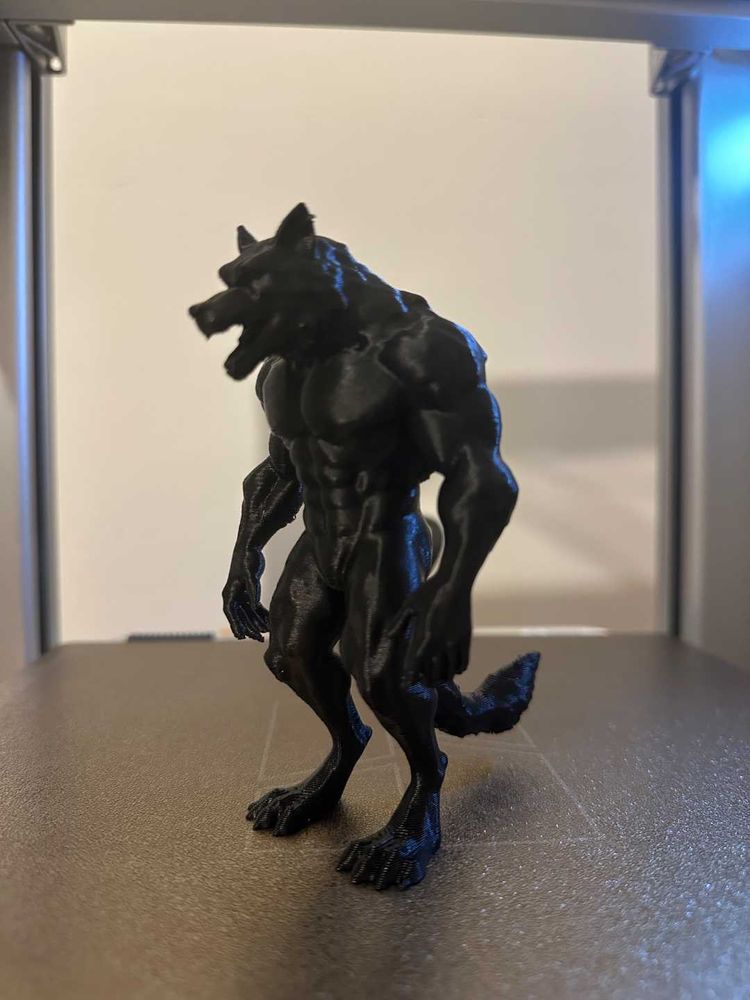 Werewolf Figurine 3d printed
