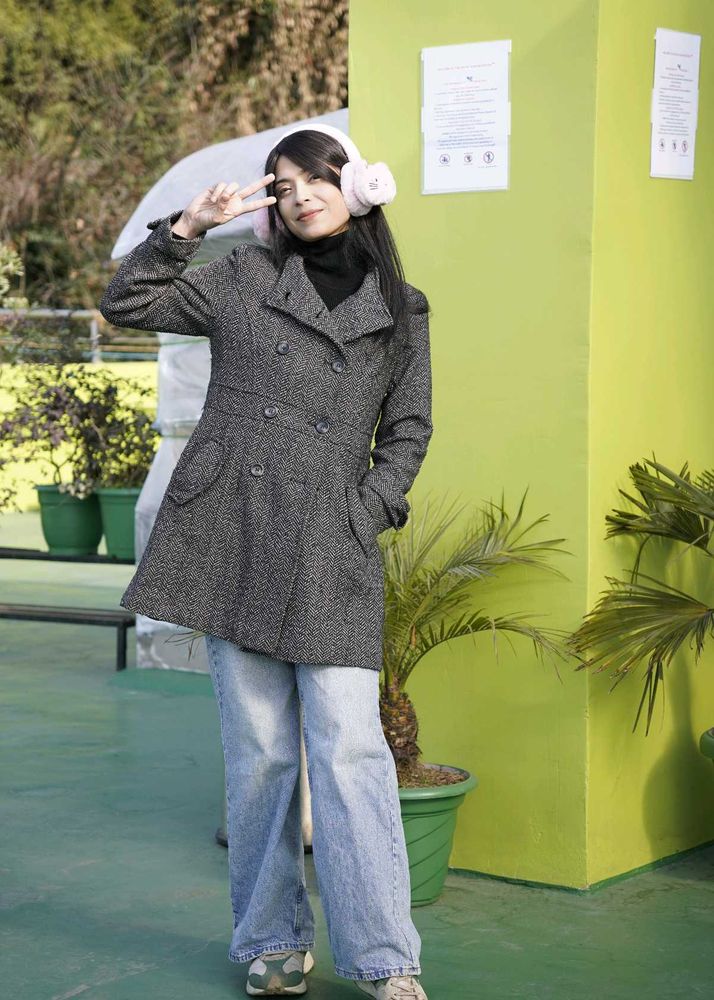 Heavy Buttoned Overcoat