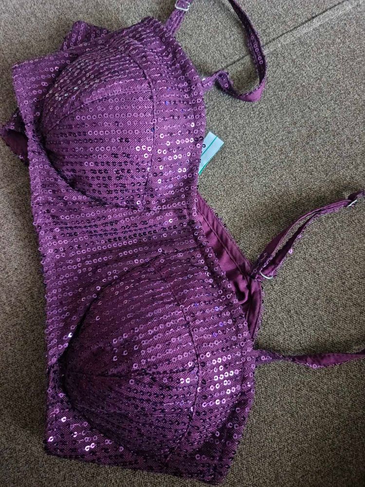 New Sequin Bralette