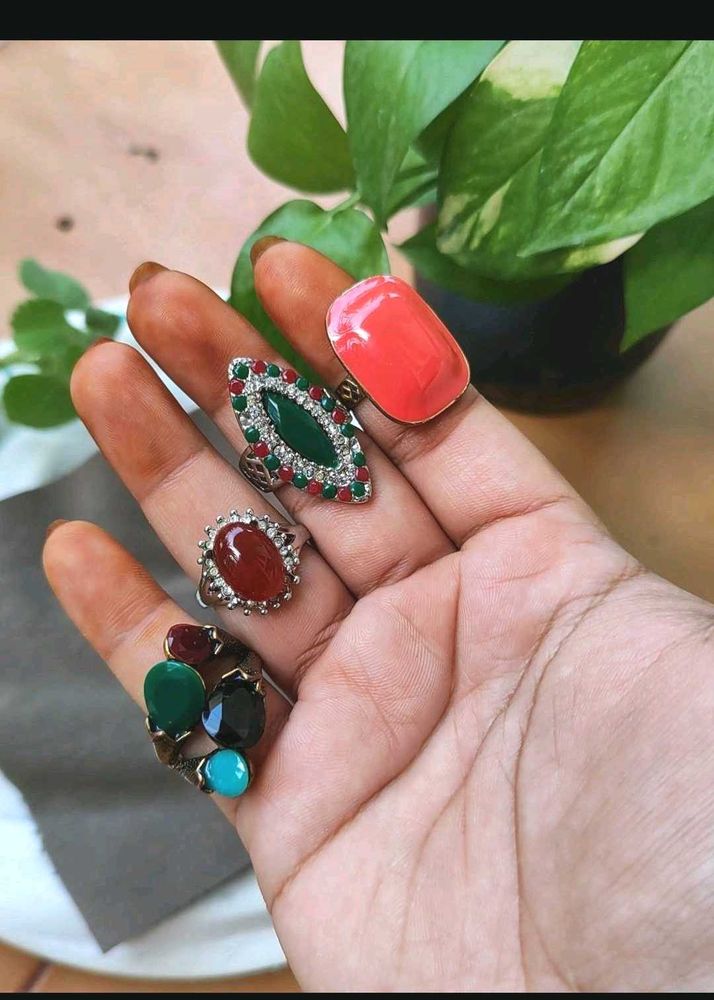 Boho ring Set