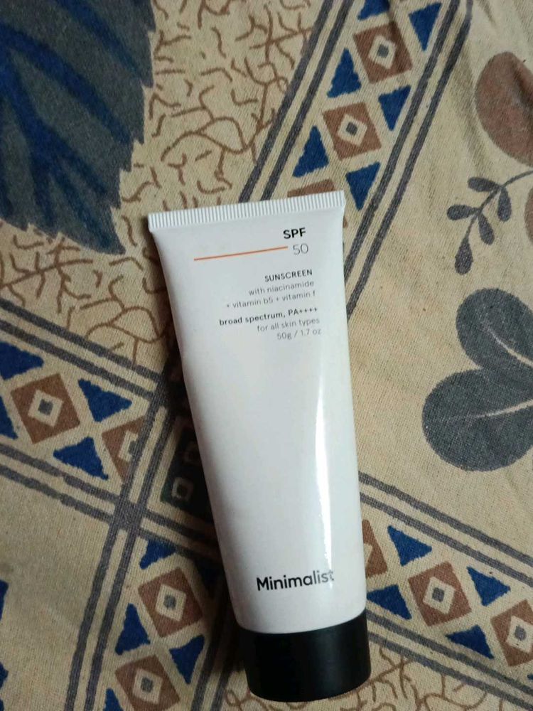 Minimalist SPF 50 Sunscreen