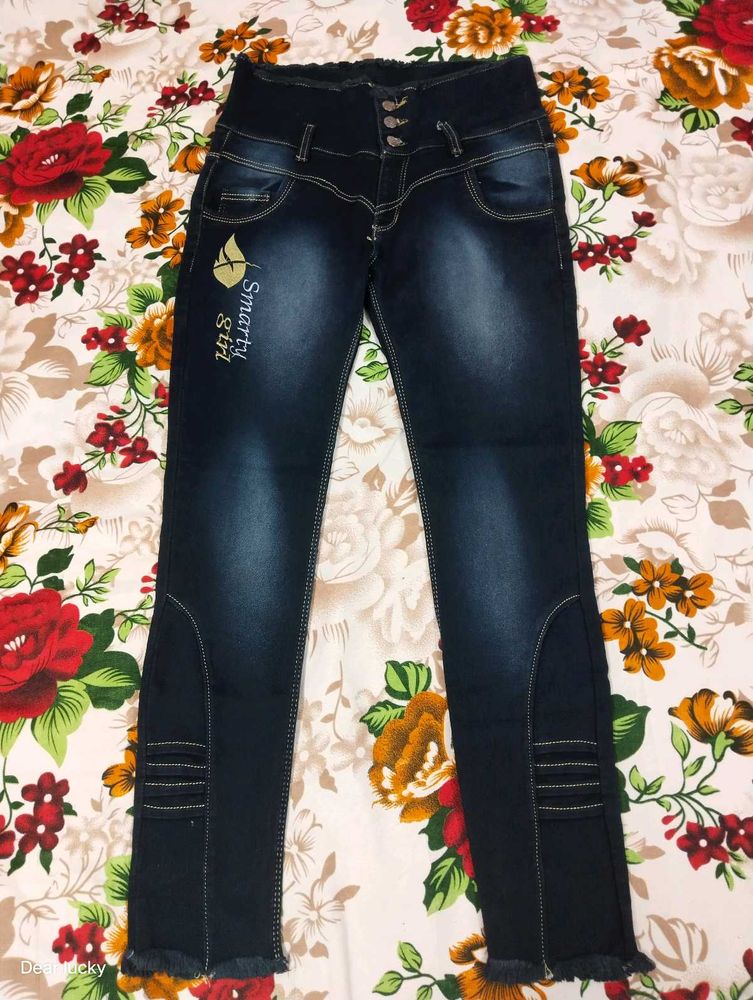 Stylish Dark Blue Jeans
