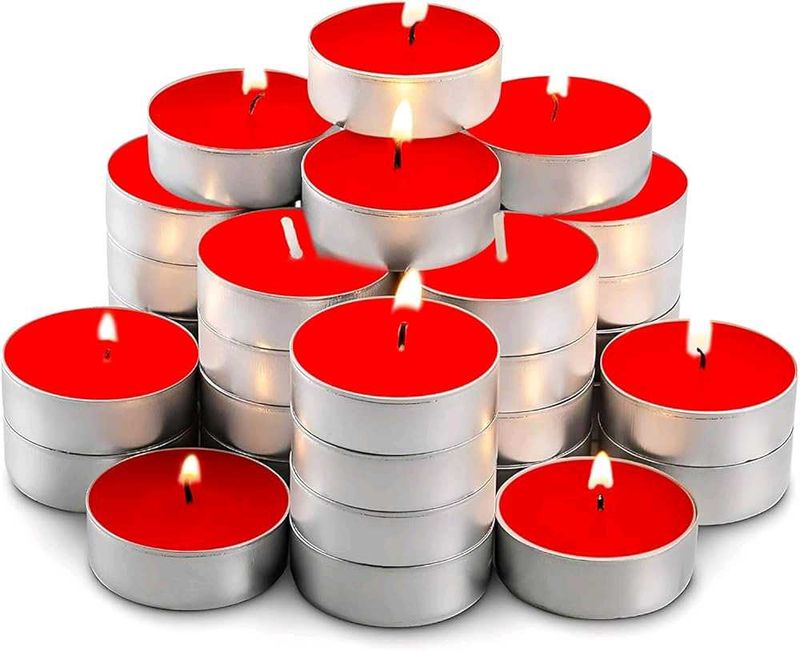 Rose Scented Tea Light Candles| Soy Wax |Pack Of 6