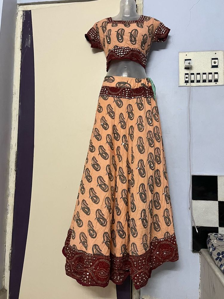 Navratri Boho Paisley Lehenge Choli Set