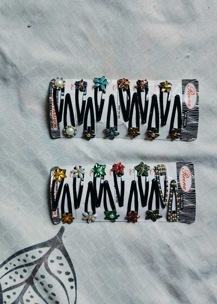 Handmade Kundan Clips