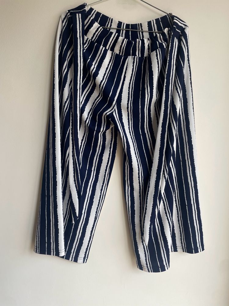 Blue &amp; White Cullottes ( Women)