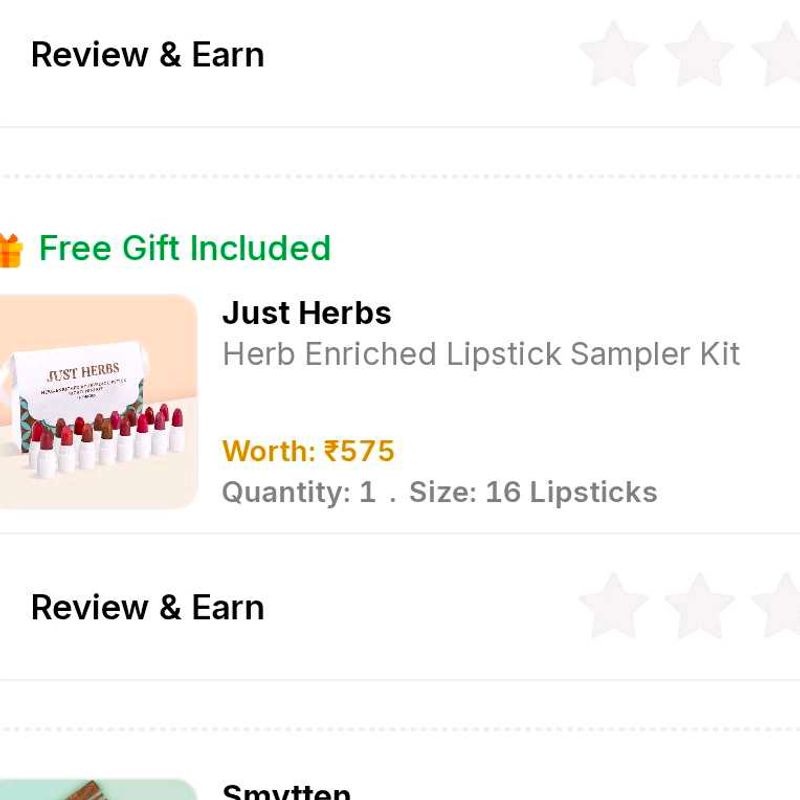 Just Hurbs Lipstick Kit