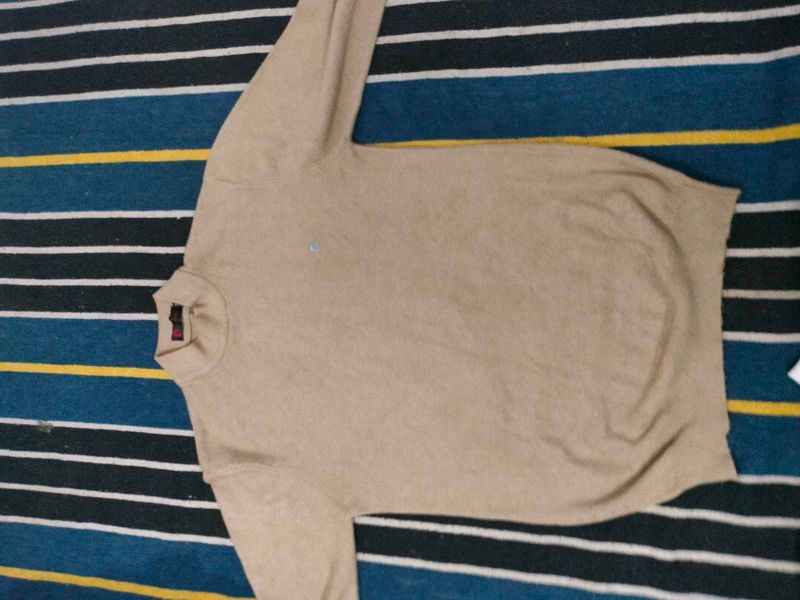 Beige Knit Pullover