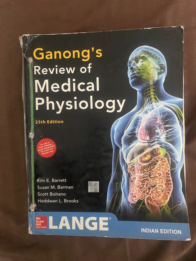Ganong Physiology Textbook For MBBS 1st Year