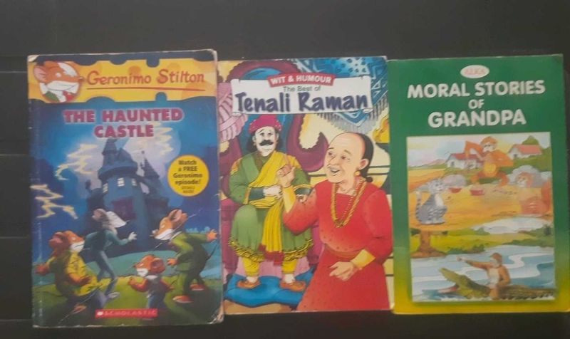 Geronimo Stilton , Set Of 3 Books.