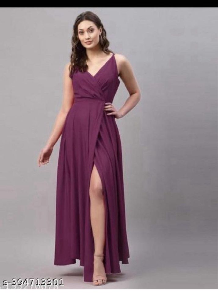 Elegant Purple Maxi Dress