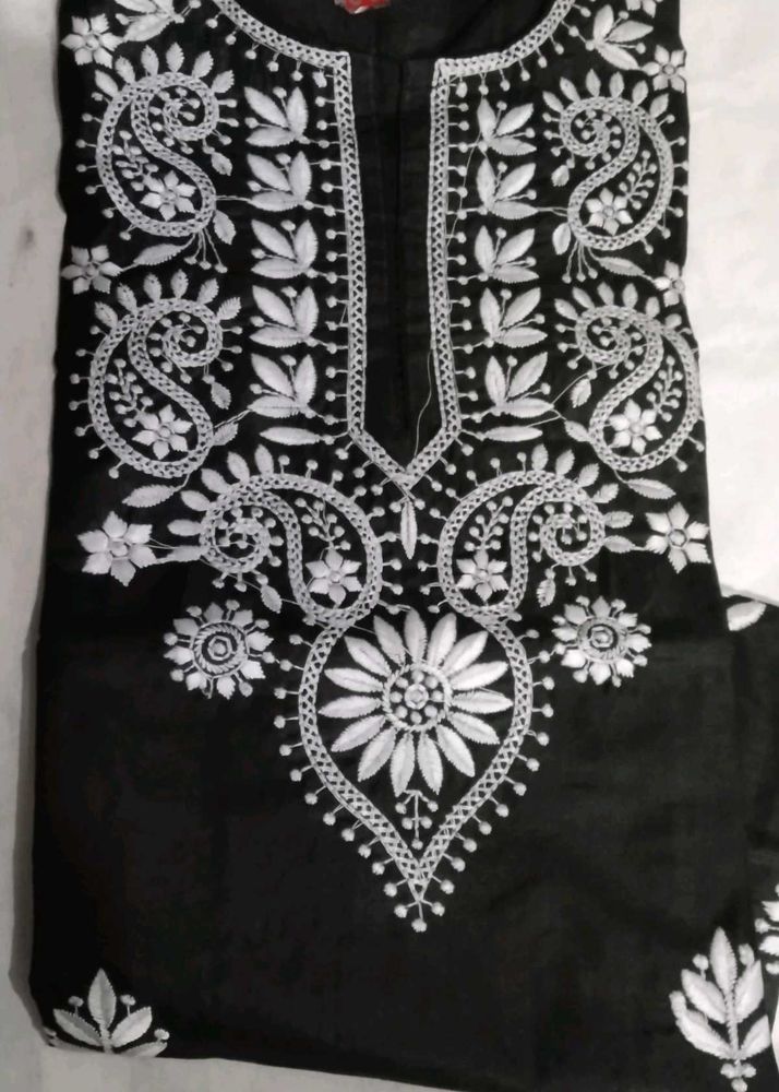 Black Embroidered Kurti