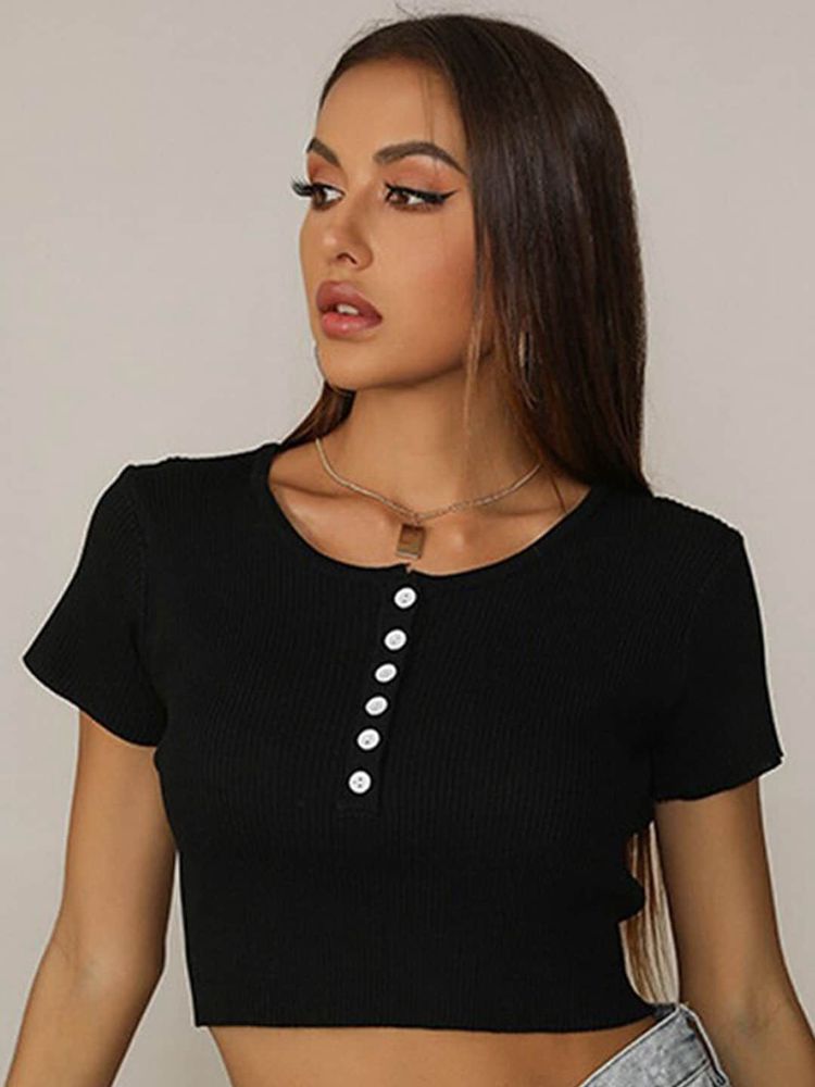 Ribbed Crop Top