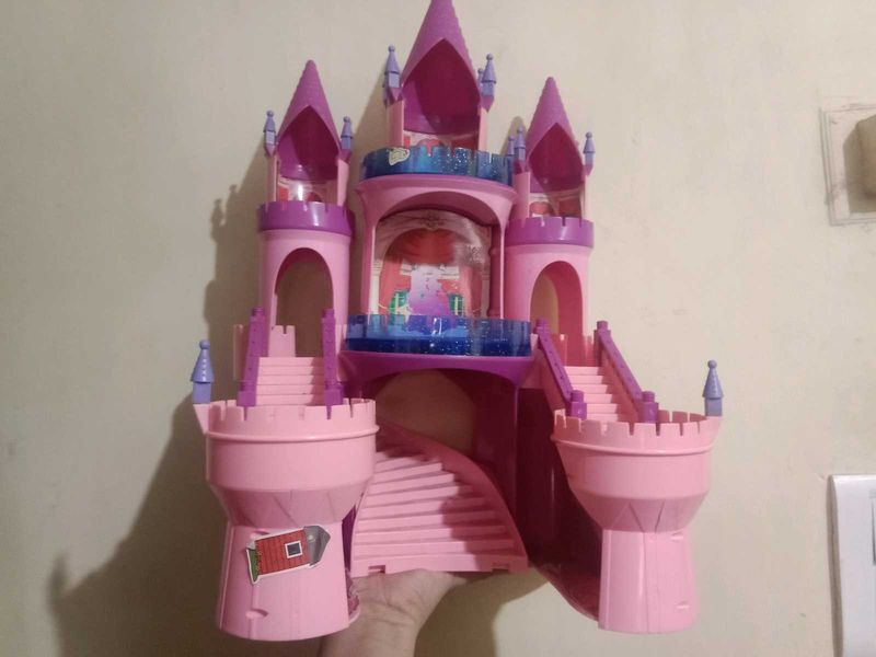 Vintage Pink Toy Castle