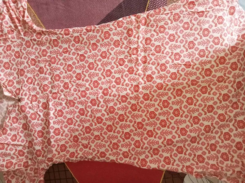 Pink Floral Print Top