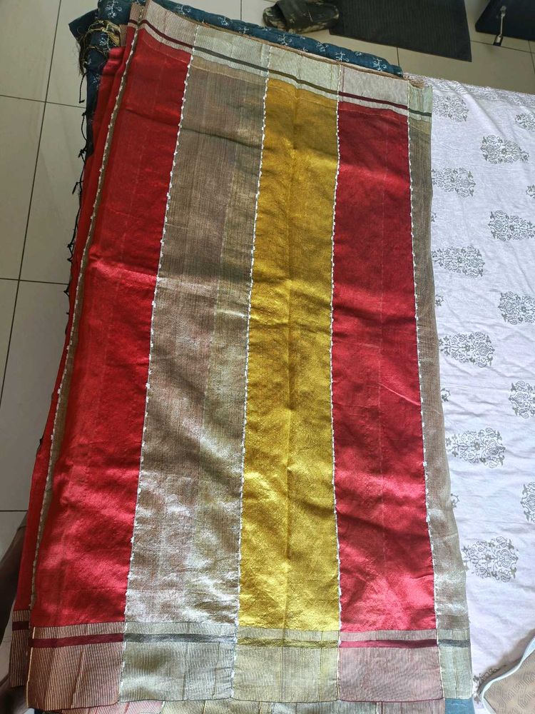 Colorful Striped Saree