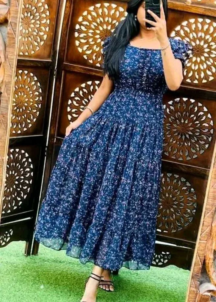 Floral Print Maxi Dress