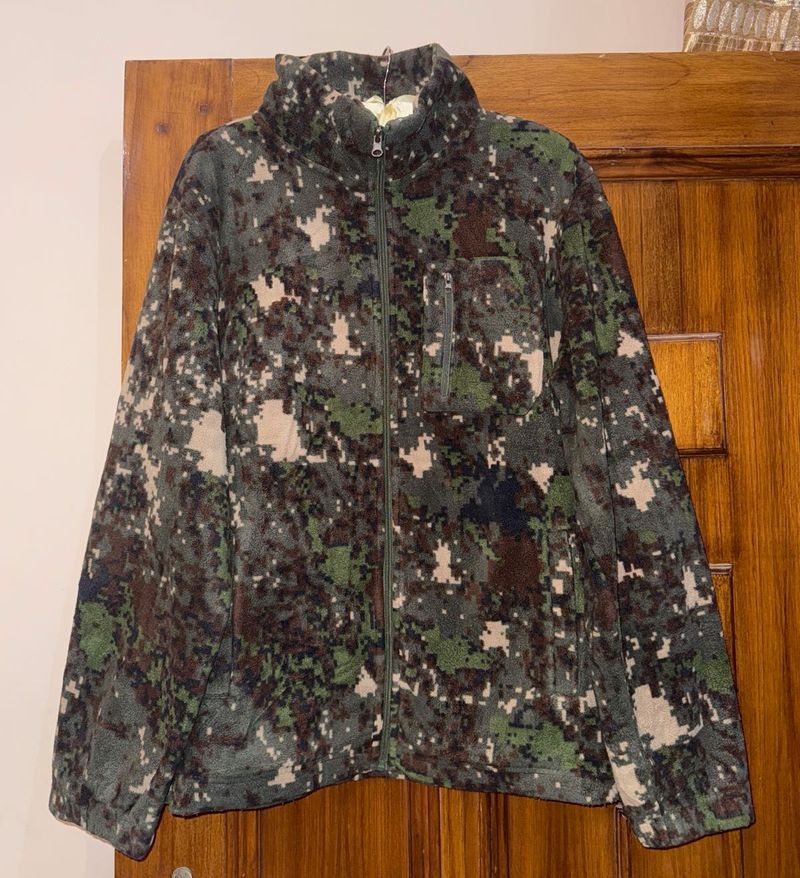 military print Jacket