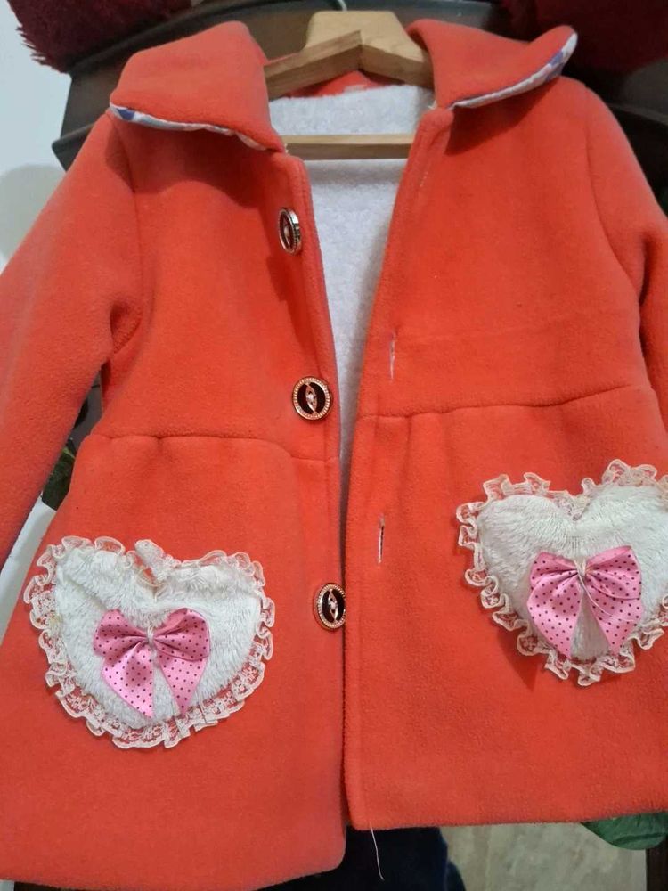 Adorable Orange Kids' Coat