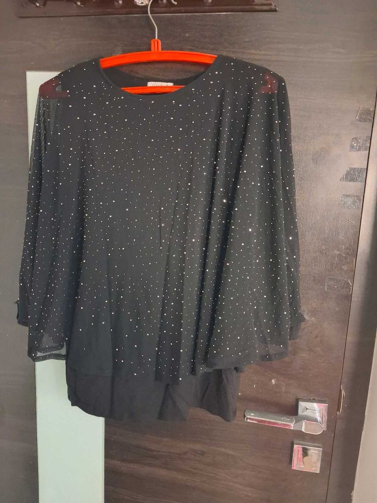Sparkly Black Top