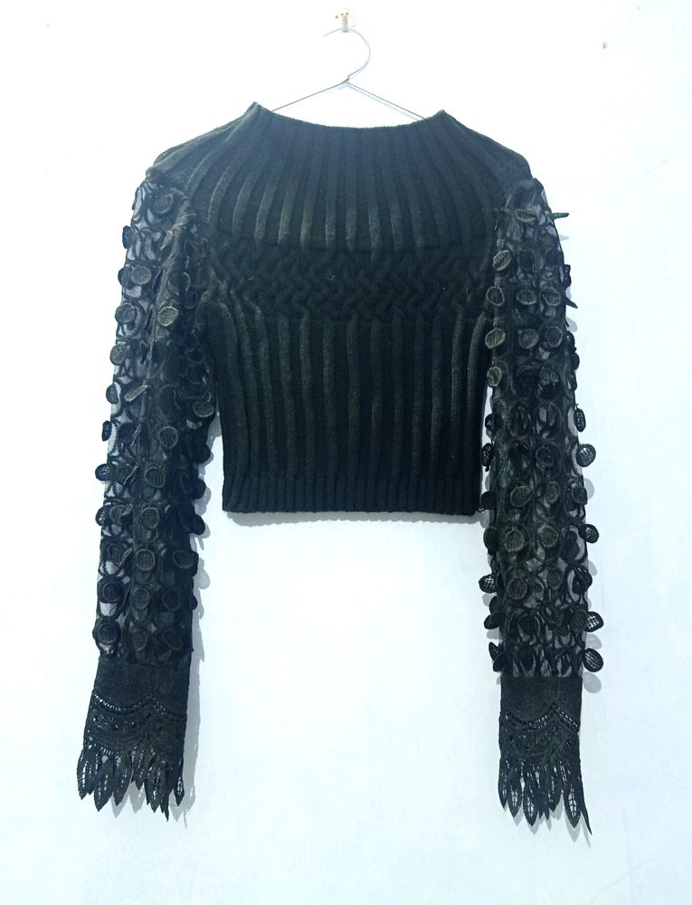 Sweater With Designer Sleeves 🔥🥳👌