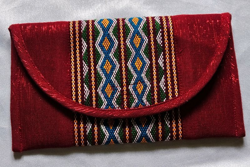 Woven Red Wallet/purse