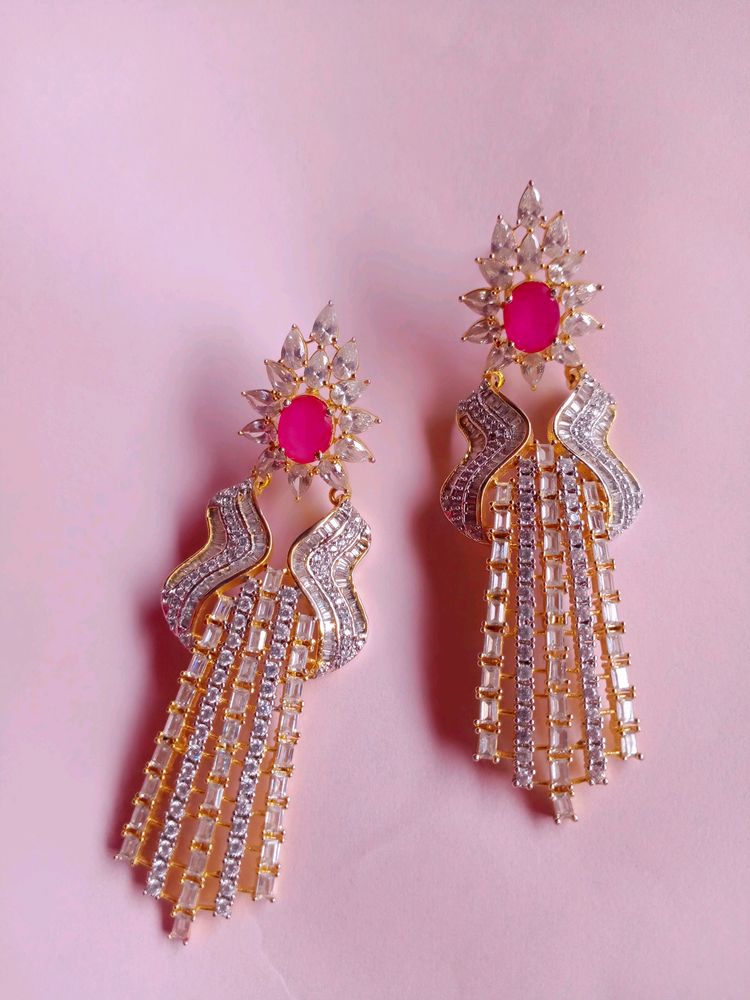 Diamond Earings Long