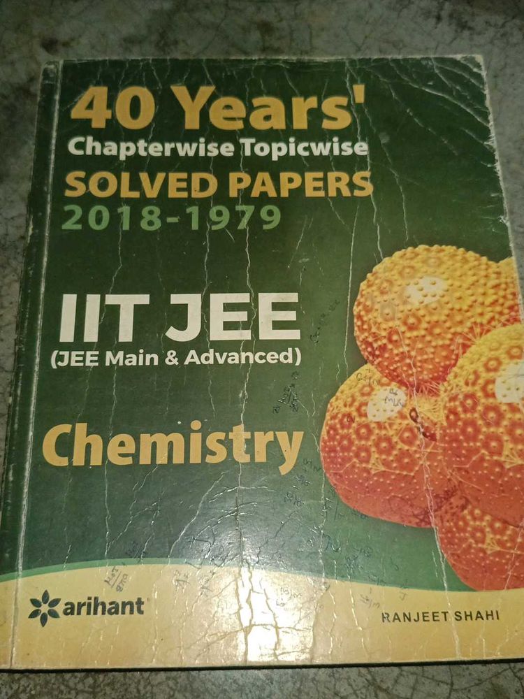 Arihant Chemistry Jee Mains Nd Advance Pyq