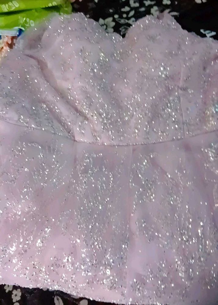 Sparkly Pink Party Gown