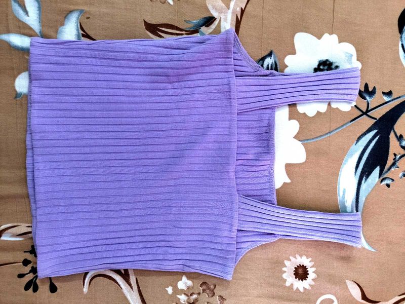 Lavender Ribbed Tank Top