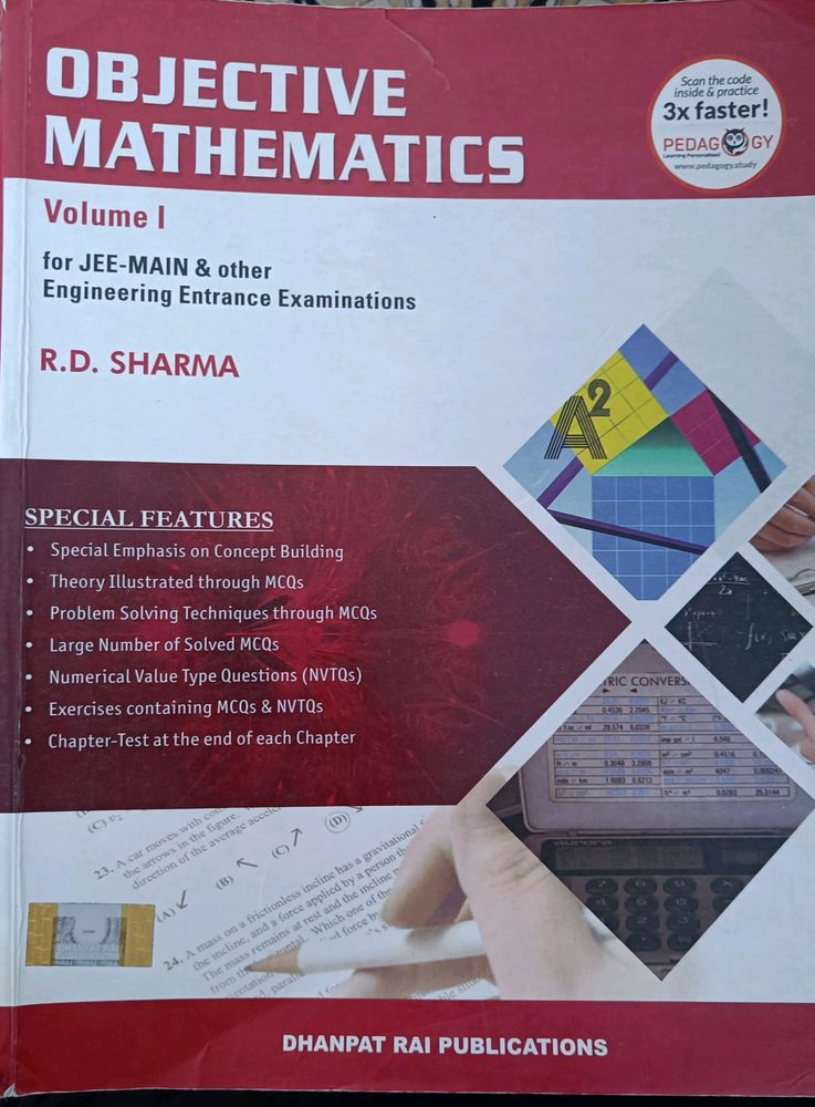 OBJECTIVE MATHS, RD SHARMA BOTH VOLUMES