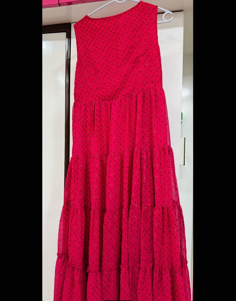 Dark Pink Maxi Dress