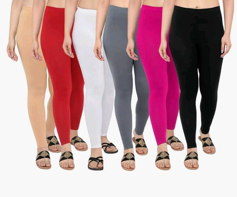 Comfort Stretch Laggies Chudidar/Ankle Free Size