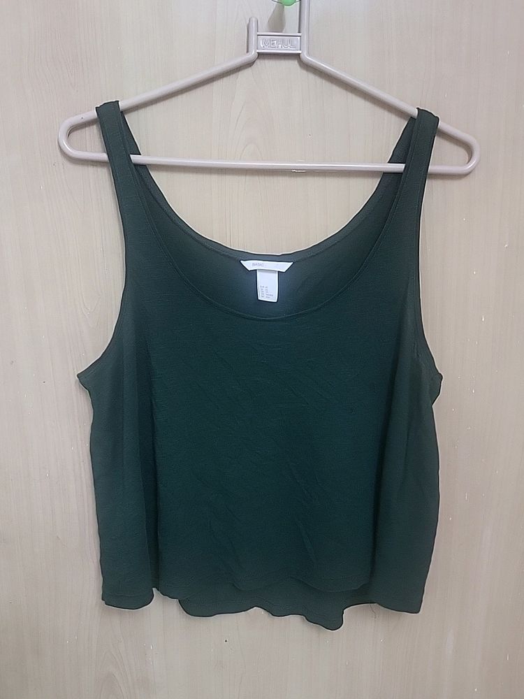 H&amp;M Green Tank Top