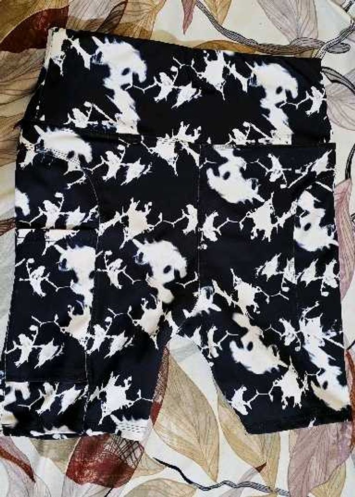 Patterned Workout Shorts