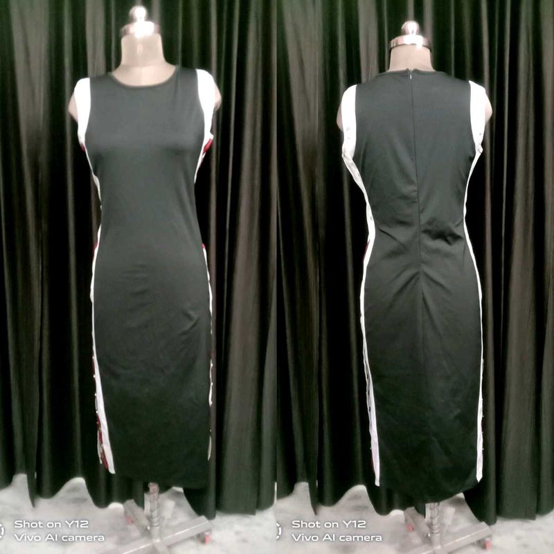 Slit Bodycon Dress🍷🖤