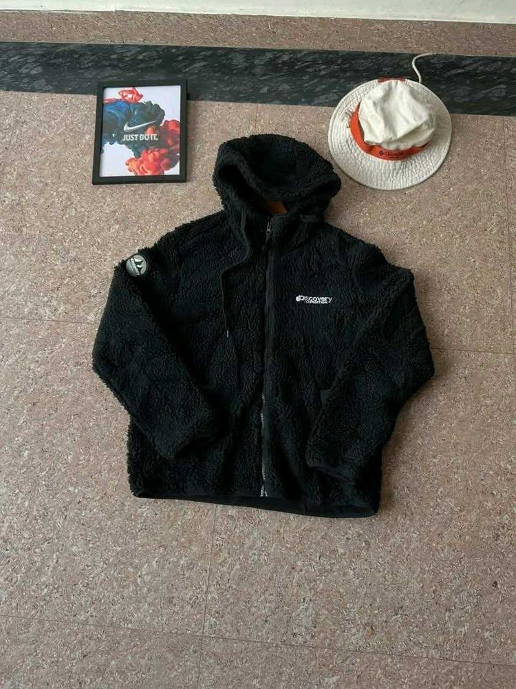 Cozy Black Fleece Jacket