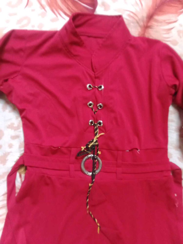 combo 2 red,Green Dress