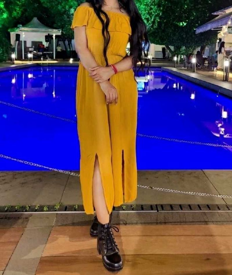 Westside Mustard Jumpsuit