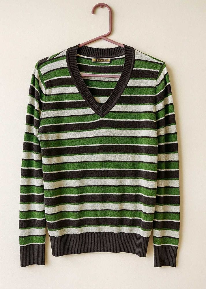 Stylish Vibrant V-Neck Pullover Unisex