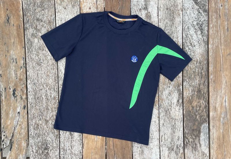 Korean Navy Blue T-Shirt