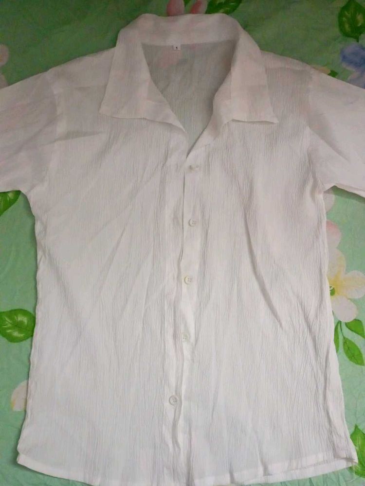 White Casual Shirt