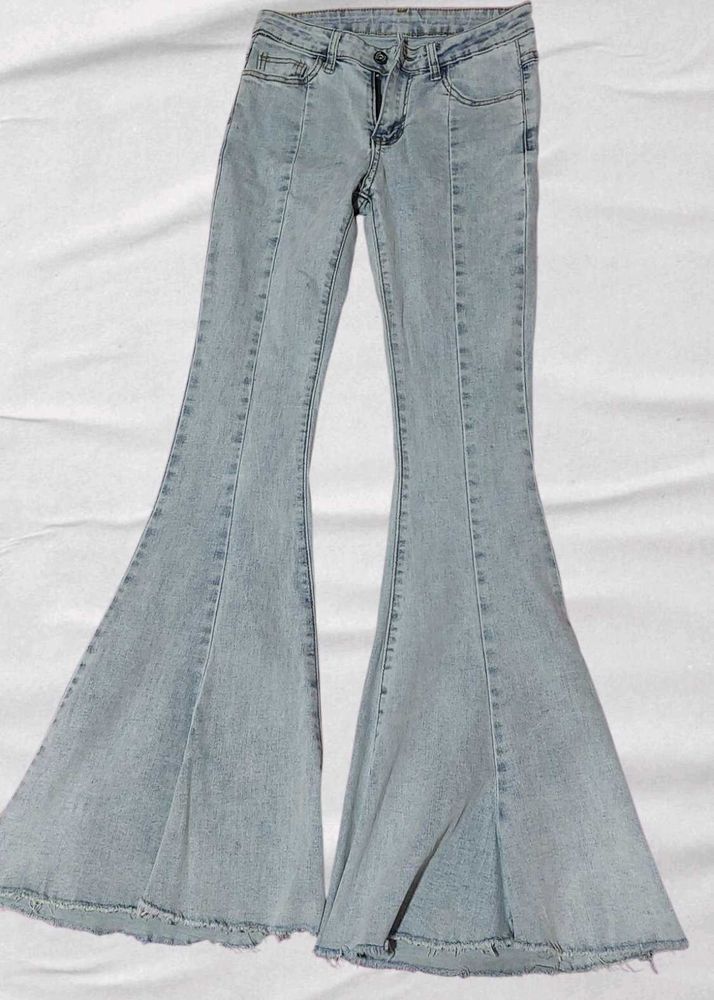 Vintage Flared High-Waisted Jeans