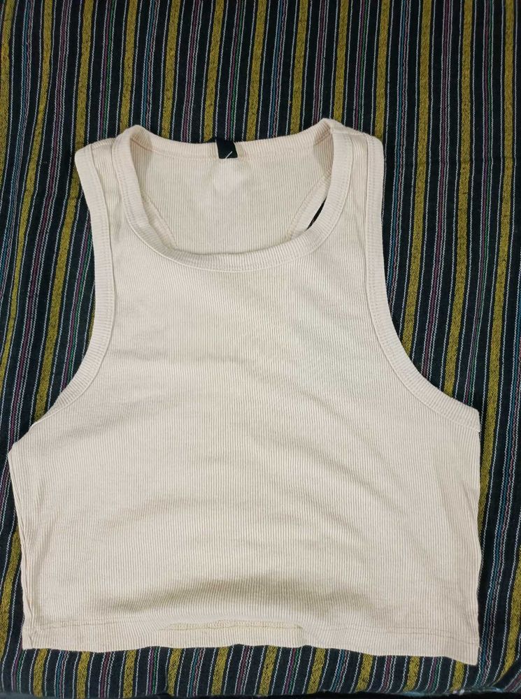 Beige Tank Top