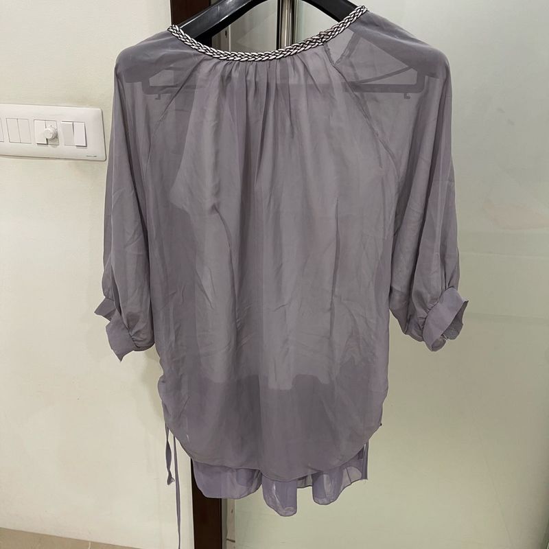 Elegant Grey Top
