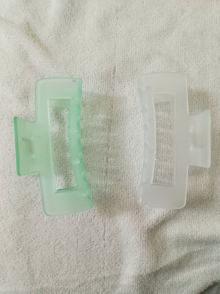 Korean Transparent Frosted Clutcher Hair Claw Clip